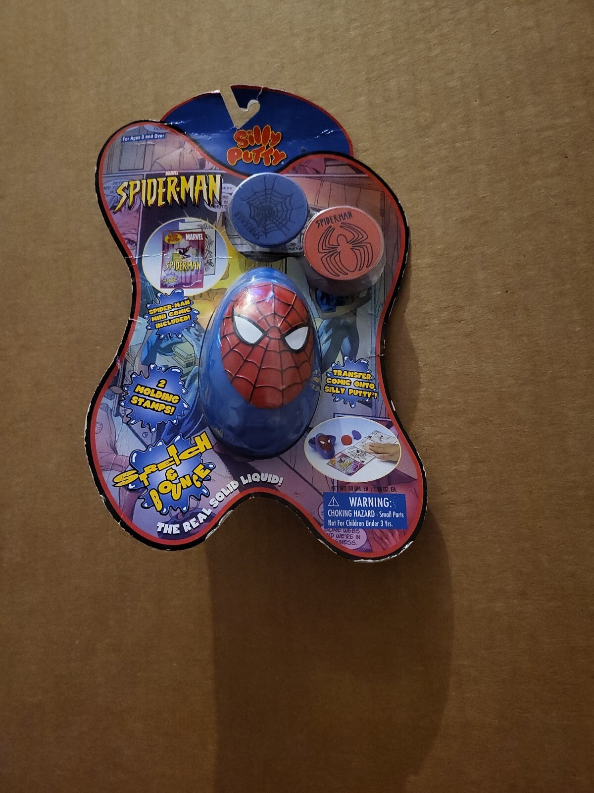 Marvel SpiderMan Silly Putty Comic Book 1997 Binney & Smith eBay