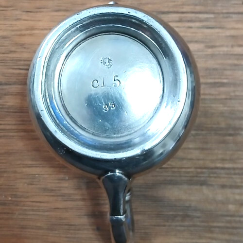 Vintage Art Krupp Berndorf Silver Creamer.Little Wear. Very Nice Piece.