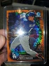2016 Bowman Chrome CODY BELLINGER Prospect ORANGE SHIMMER Refractor