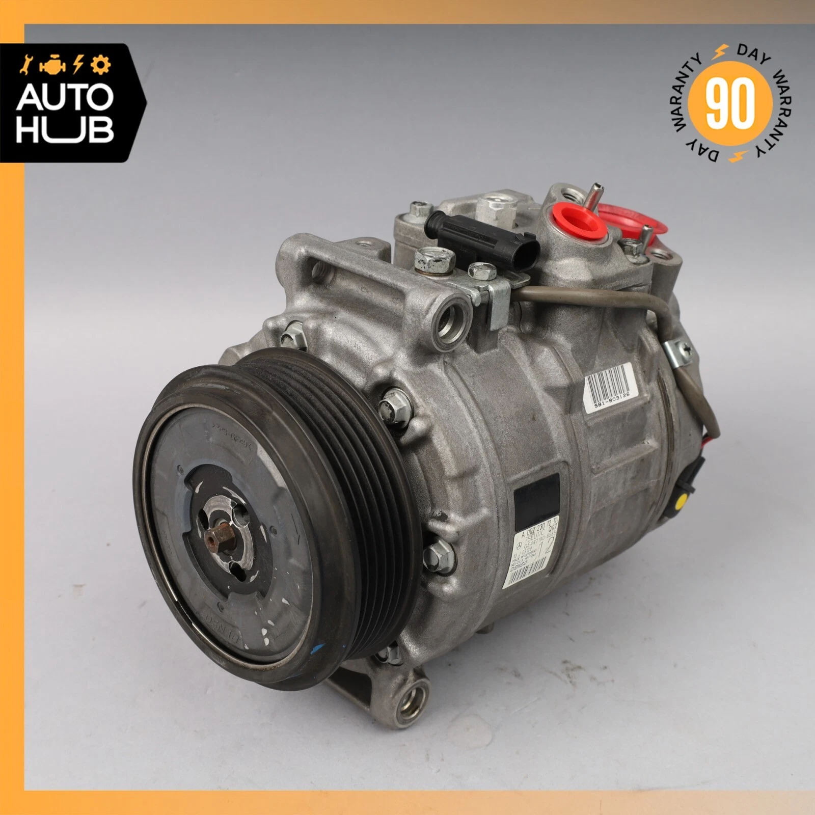 s-l1600 07 11 Mercedes W221 S550 CL550 A C Air Conditioning Compressor 0022301211 OEM