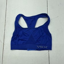 Victoria's Secret VSX Blue Unpadded Stretch Racerback Sports Bra Women  s Size XS