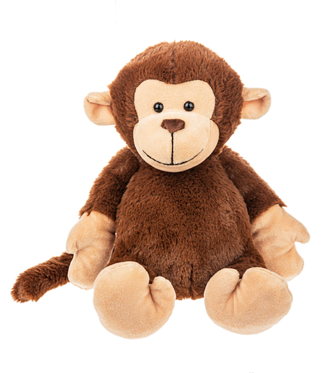 Ganz Schlumpy Brown Monkey Floppy Plush Stuffed Animal Toy 12