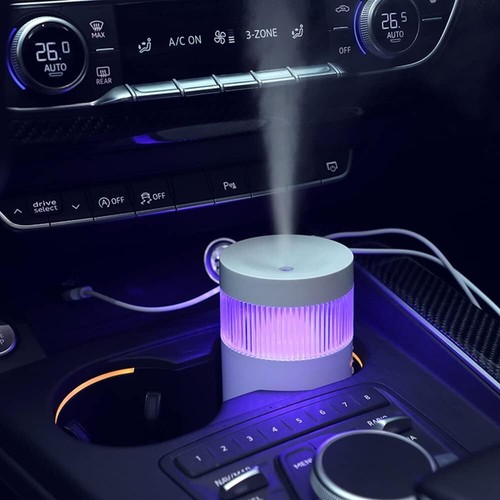 Bedroom Quiet Mini Humidifier YinQin Colour Changing Air Moisture Grey J26 N - Picture 2 of 6