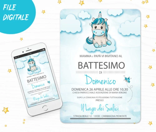 Festoni, ghirlande e striscioni per feste e party, tema unicorni