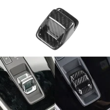 For Audi A3 S3 RS3 8Y 20-24 Real Dry Carbon Fiber Console Gear Shift Knob Cover