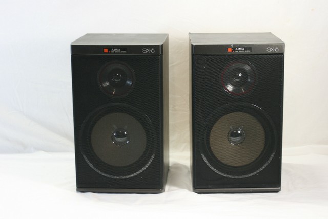 aiwa 1000 watt music system speakers