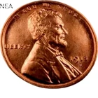 1915-S Lincoln Wheat Penny Cent ~ Gem BU (red) ~ Key Date!