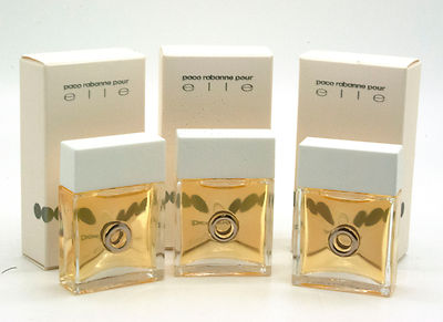 Elle by Paco Rabanne 0.17 fl oz Eau De Parfum Mini Splash Women (Package of 3)