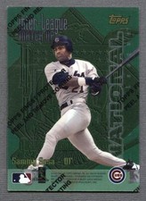 1997 Topps Inter-League Match-Up Finest #ILM5 Sammy Sosa / Frank Thomas