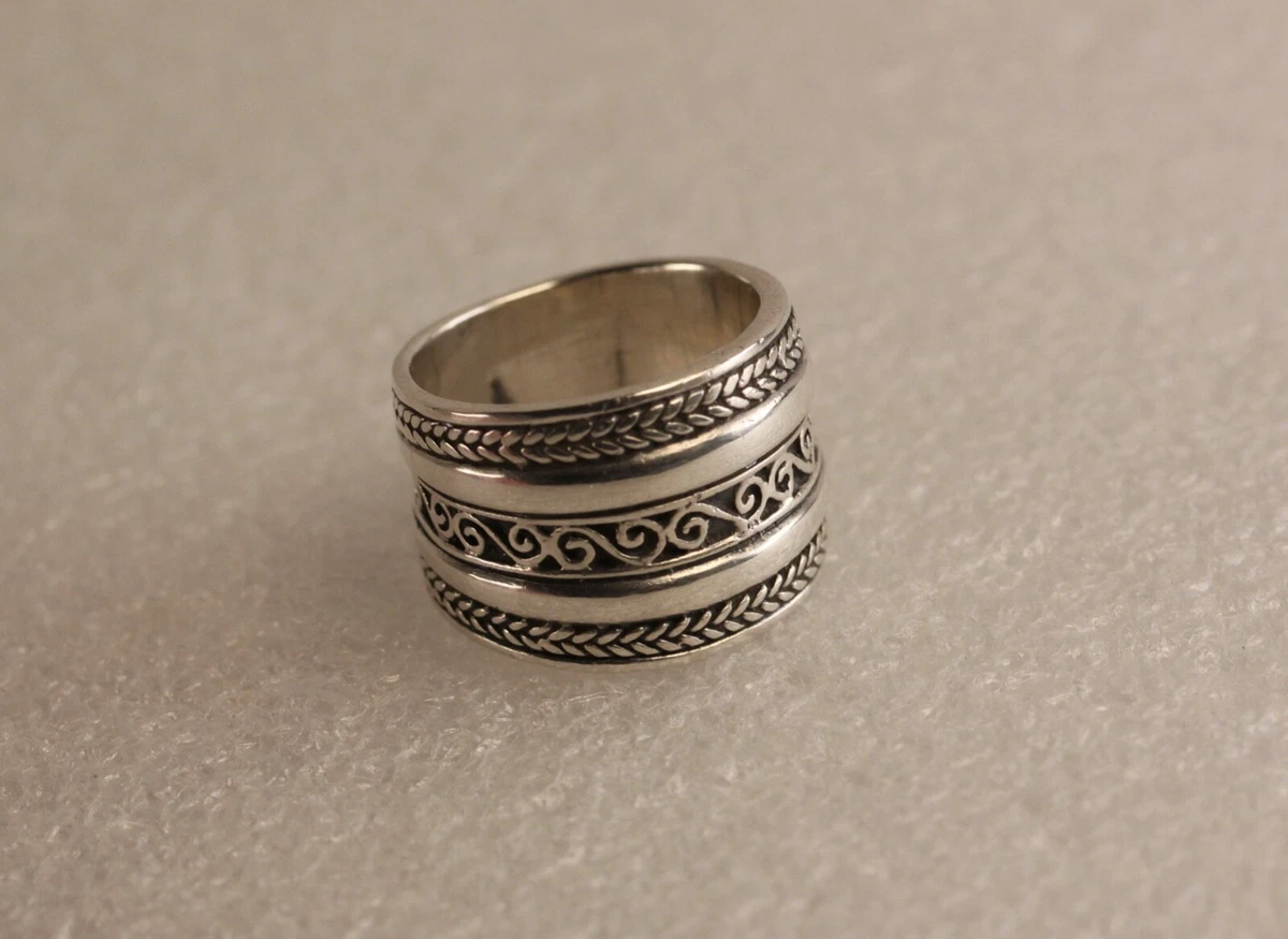 Vintage Signed MWS 925 Sterling Silver Ring Sz. 6.5 eBay