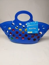 Small Size 6 Pcs/ Set Kids Beach Sand Toys & Tote Set
