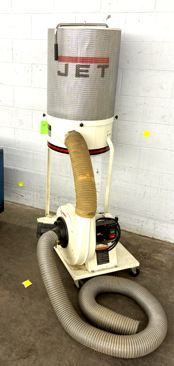 JET INDUSTRIAL DUST COLLECTOR #DC-1100M 1-1/2 HP MOTOR | eBay