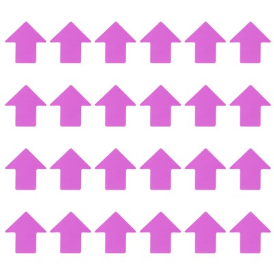 3.9 x 3.9'' Arrow Carpet Spot,24Pcs Floor Spot Sitting Marker Nylon Sign,Pink