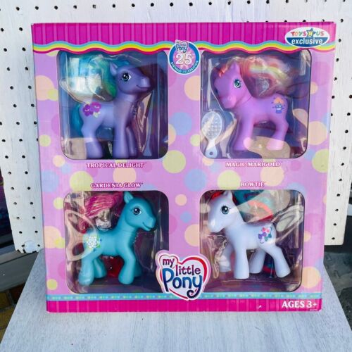 Collection 25e anniversaire Hasbro My Little Pony jouets R Us exclusive années 2007 F/S - Photo 1/9