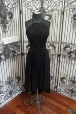 3077 BILL LEVKOFF SZ 10 BLACK 1200 231 PROM FORMAL BRIDESMAIDS GOWN DRESS