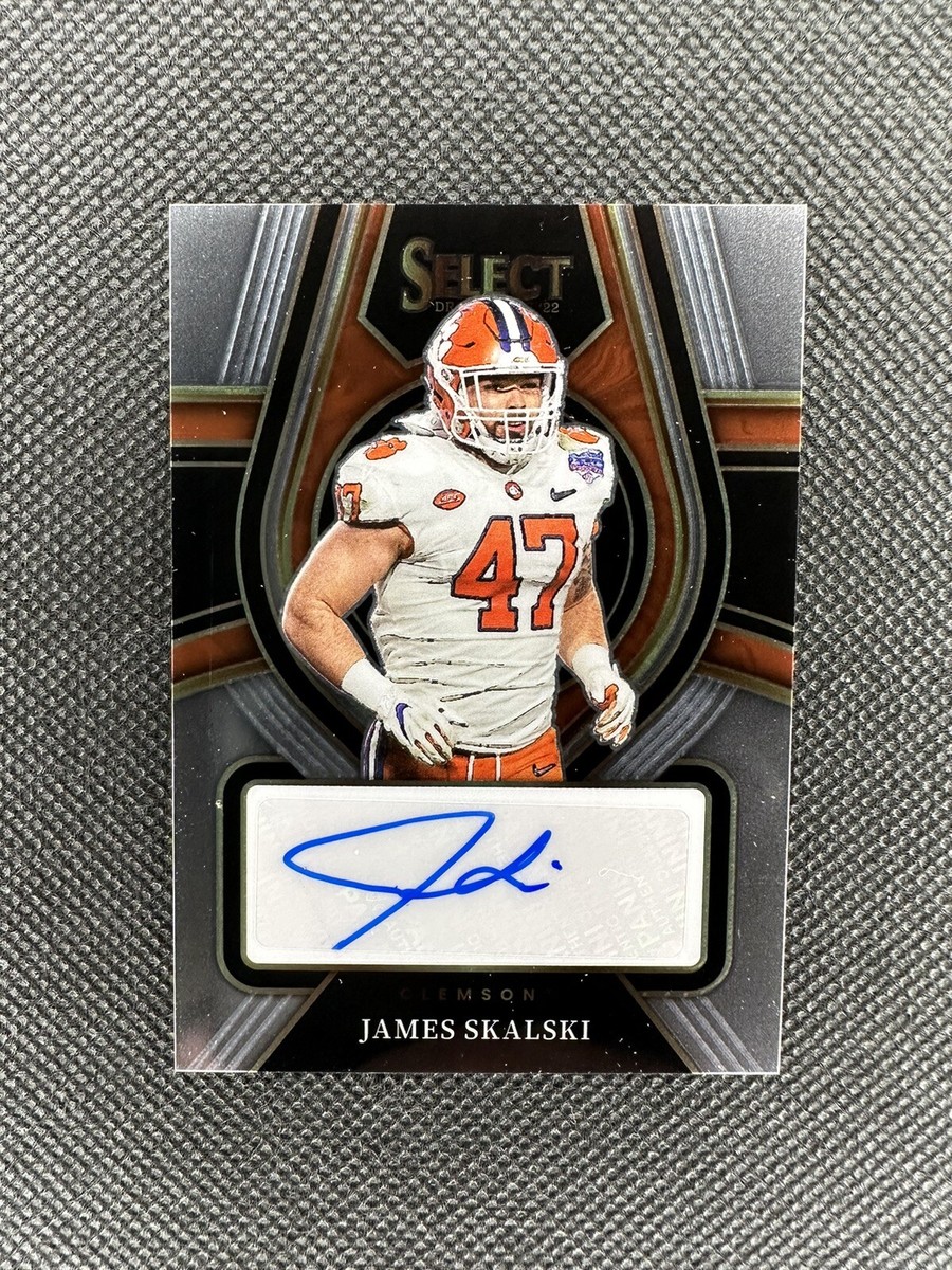 2022 Select Draft Picks James Skalski Rookie Auto! Clemson RC