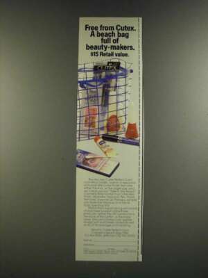1986 Cutex Perfect Color Cosmetics Ad - Beauty-Makers