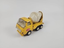 Vintage Tonka Cement Mixer Truck Construction Equipment Yellow White