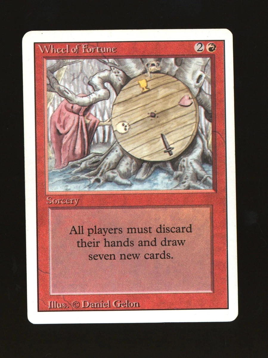 Wheel Of Fortune In Individual Magic: The Gathering Cards for sale