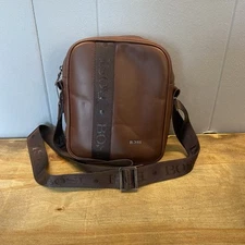 Bosi Leather Crossbody Purse Murse Multi Carry Shoulder Bag made In Columbia