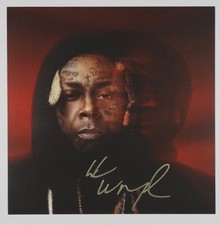 Lil Wayne w Autograph Signed 11" x 11" Insert Vinyl Record Album Tha Carter VI