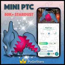 Pokémon PTC Go - Shiny RegidraGo - 80K Stardust✨Special Background✨