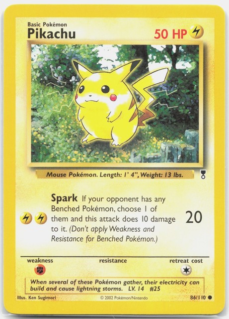 Pikachu #86 (Legendary Collection (2002))