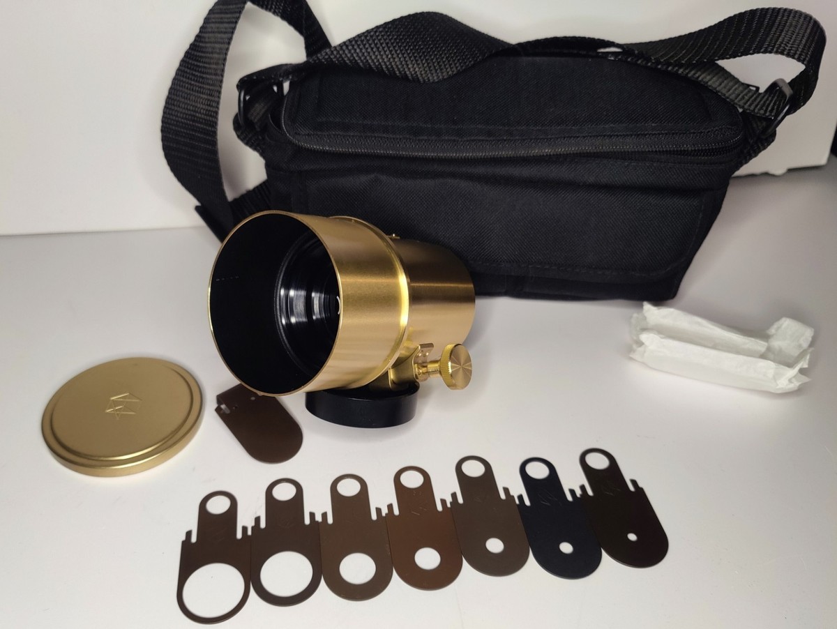 NEW! Lomography Petzval 85mm f/2.2 Bokeh Art Lens Gold for Nikon F