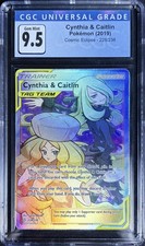 2019 Pokémon Cosmic Eclipse Cynthia & Caitlin 228/236 Full Art CGC 9.5 on eBay