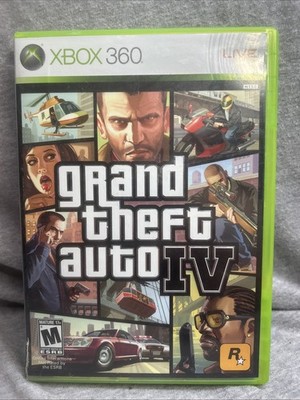 Grand Theft Auto IV GTA 4 (Xbox 360, 2008) Complete with Manual and Map CIB