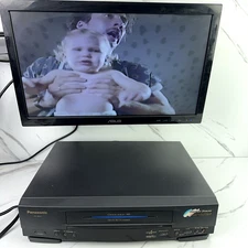 Panasonic PV-4652 VHS VCR Player | No Remote |  TESTED | Blue Line Omnivision