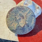 Dug Civil War 💥 🇺🇸 💣 Eagle R Rifleman Coat Button
