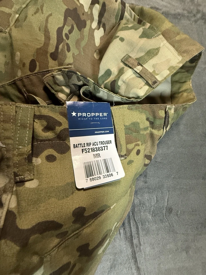 Propper Battle Rip stop ACU Army Tactical Military Camo Cargo Pant F52183837  MR - Image 3 of 4