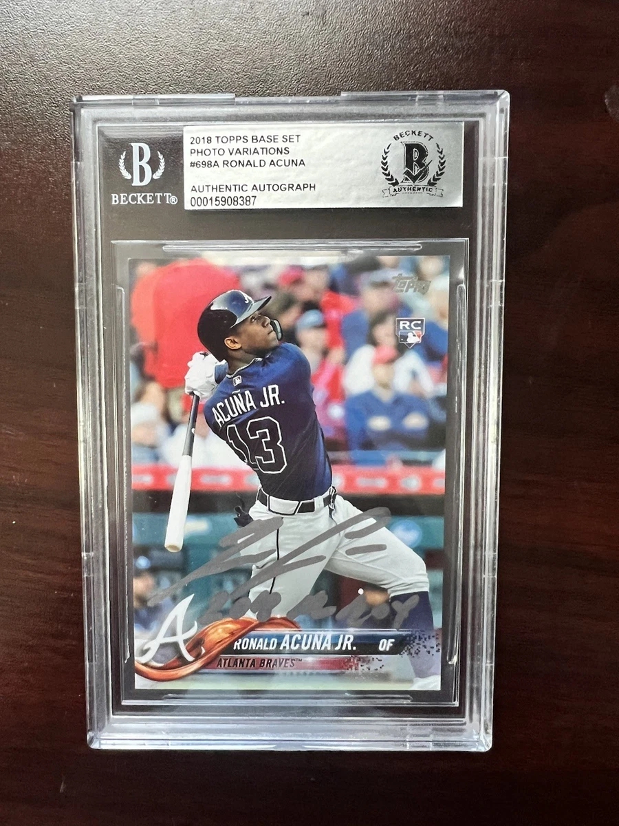 レア 2018 Topps Silver Pack RC ロナルド・アクーニャ Topps Baseball 2018 Season Ronald Acuña Jr. Sports Trading Cards