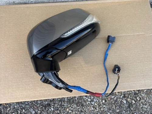 17-22 INFINITI Q60 DRIVER SIDE LH MIRROR AUTO DIM GRAY OEM