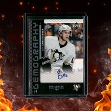 2006-07 Upper Deck Black Diamond Erik Christensen Gemography Auto #G-EC