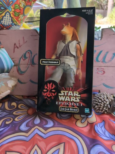 Brandneu Star Wars Episode 1 Glas Jar Binks 12-in Figur voll beweglich brandneu - Bild 12 von 21