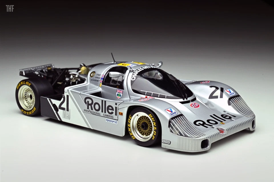 1/18 Minichamps Porsche 956L #21 Rollei 24H LeMans 1984 ltd.500pcs-183846921 - Image 4 of 4