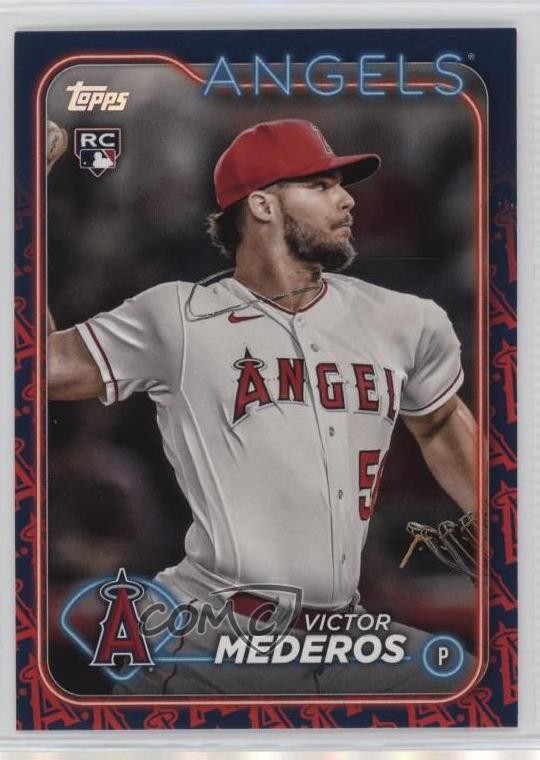 2024 Topps Series 1 Team Color Border Victor Mederos #270 0h26