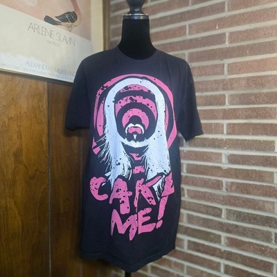 .Steve Aoki ''Cake Me!'' Concert Graphic T-Shirt - Black & Pink EDM Rave Tee