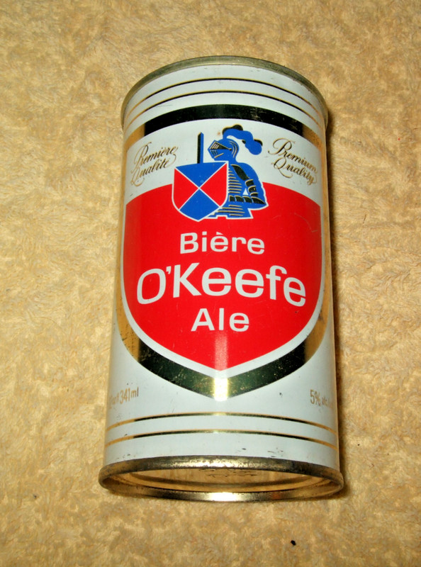 O'Keefe Ale Biere Beer Can Premium Quality SS Steel Okeefe Canada