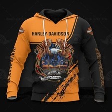 Personalized Harley Racing Davidson 3D Hoodie , Unisex Adults S-5XL
