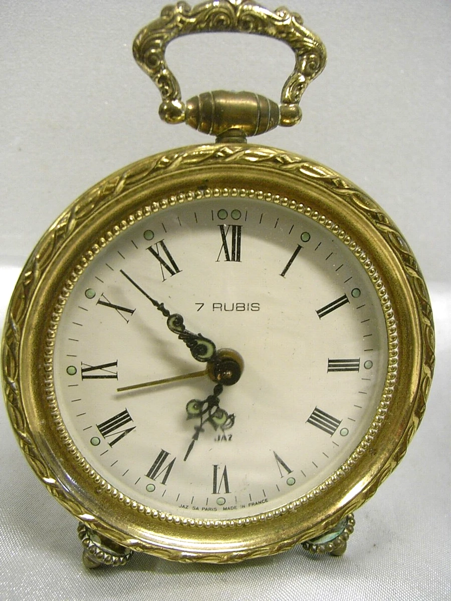 Horloge pendule JAZ vntage en faïence à décor de fleurs | Etsy