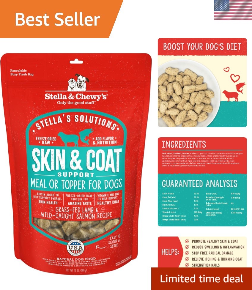 With Lamb & Salmon - Supports Skin & Coat Health