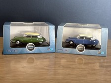 Oxford Diecast 1:76 Scale Citroen DS19 Model Car x2