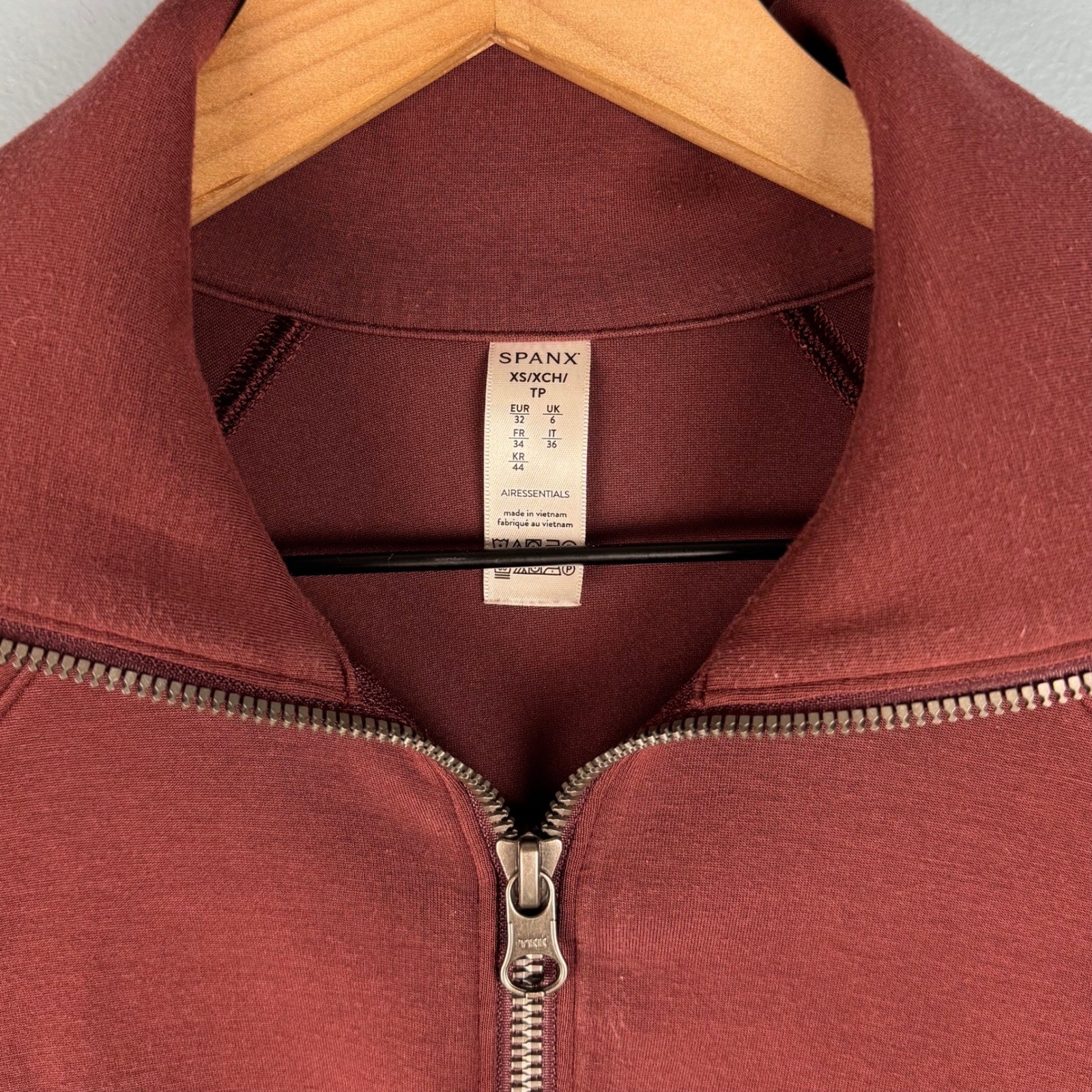 SPANX Air Essentials Half Zip Pullover Sweatshirt… - image 4