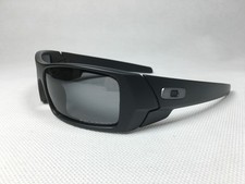Oakley Gascan Sunglasses OO9014-03-437 Matte Black Gray Tinted with Pouch