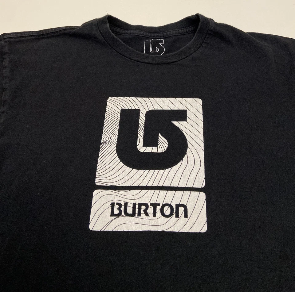 Camiseta negra con gráfico con logotipo central de snowboard Burton para hombre mediana Foto 2 de 4