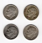 US One Dime 10c Roosevelt D & Philadelphia silver coin you grade