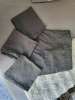 Lot Of 4 Charcoal Gray Pillow Covers 17" X 17" — photo 1